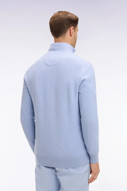 Eden Park | Pull col camionneur en coton - Bleu clair
