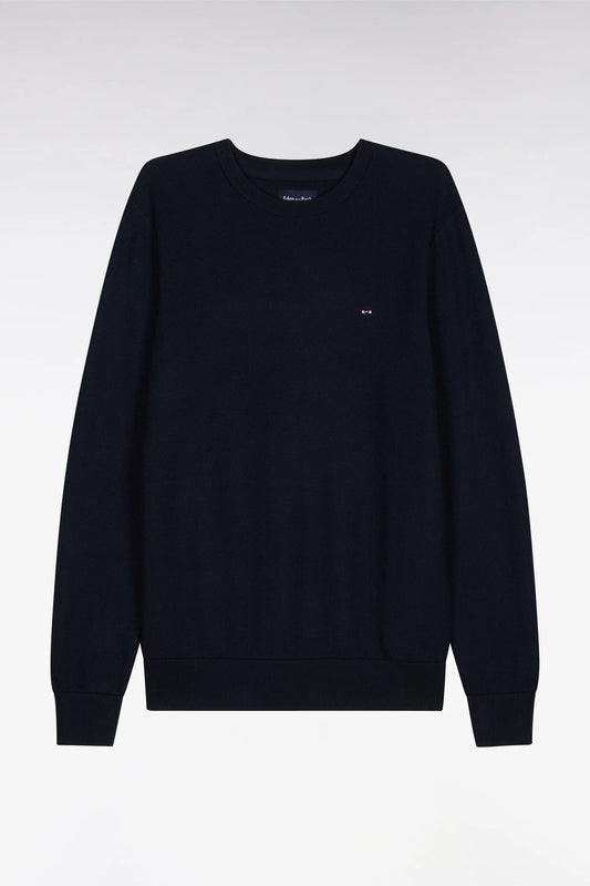Eden Park | Pull col rond en coton - marine