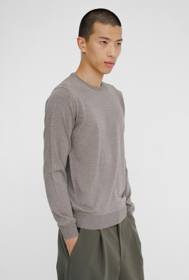 Ferrante | Pull en laine mérinos - Beige