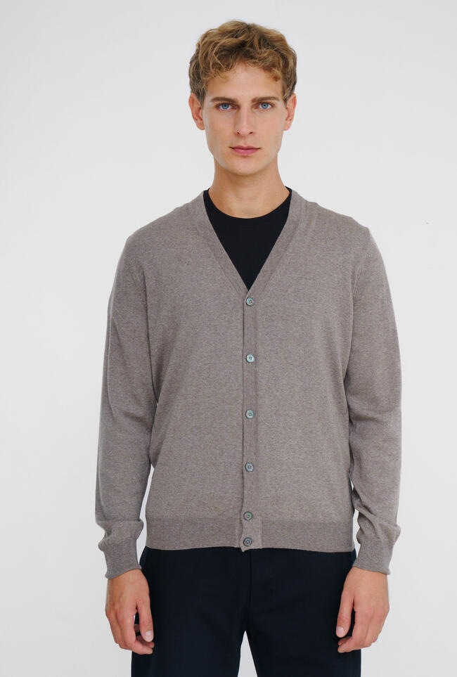 Ferrante | Gilet en laine mérinos - Beige