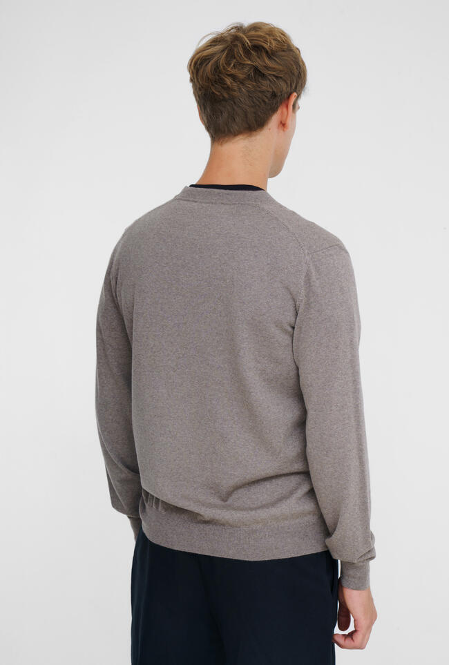 Ferrante | Gilet en laine mérinos - Beige