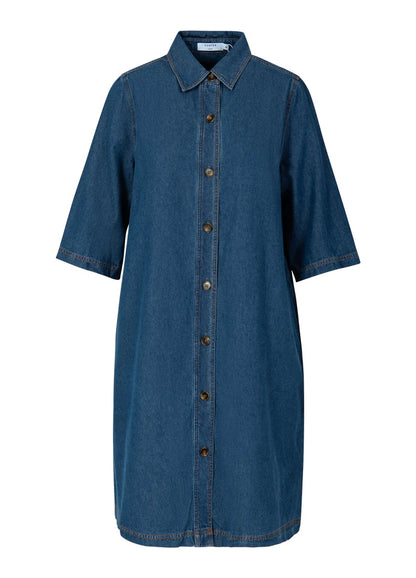 Coster | - Robe à coupe classique-Denim