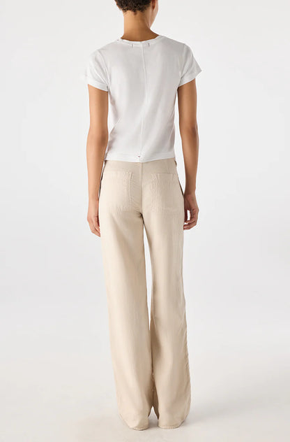AMO | Pantalon ''Emma'' à coupe ample et taille haute - Dove