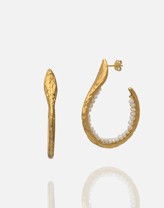 RM KANDY | Boucles d'oreilles en perles "Luna"