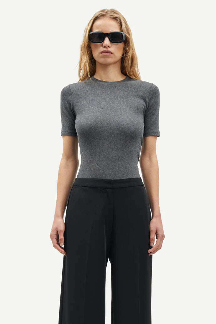 SAMSØE | T-shirt ajusté ''Saalexo'' - Gris