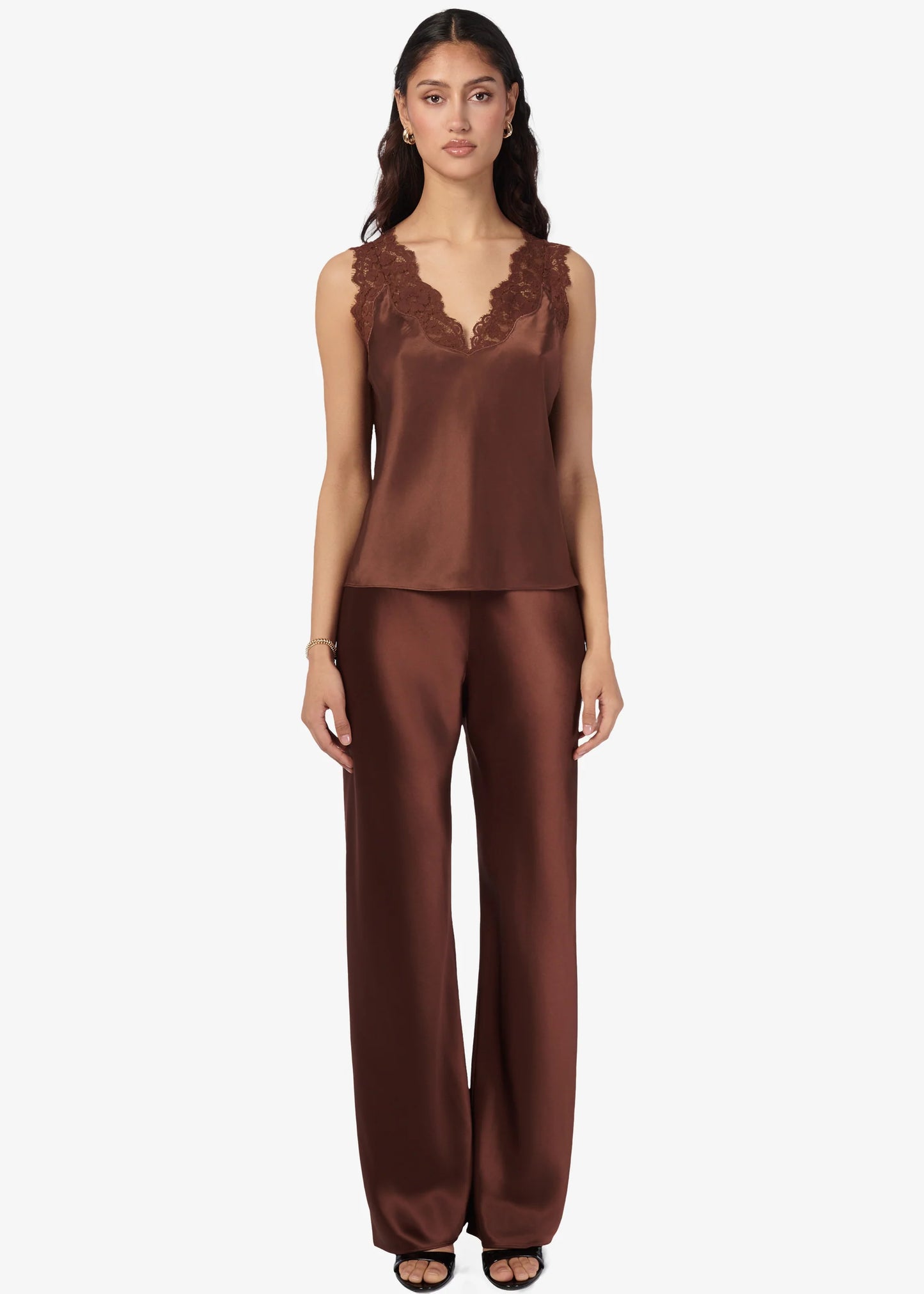 Cami NYC | Camisole en charmeuse de soie ''Ola'' - Mousse