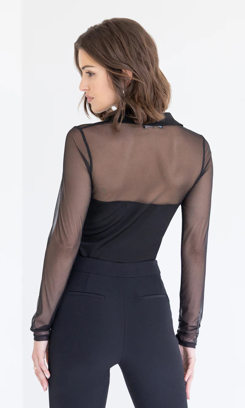 Generation Love | Le haut ''Brio Mesh Combo'' - Noir