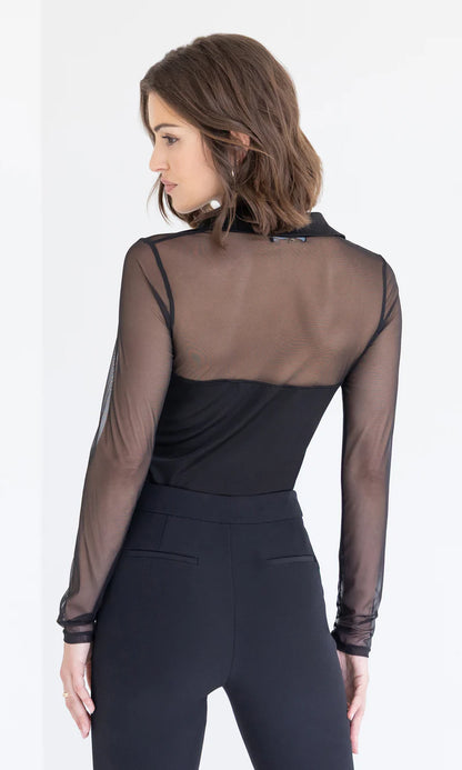 Generation Love | Le haut ''Brio Mesh Combo'' - Noir
