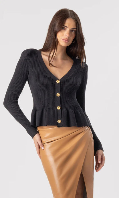 Generation Love | Cardigan "Lirio" - Noir