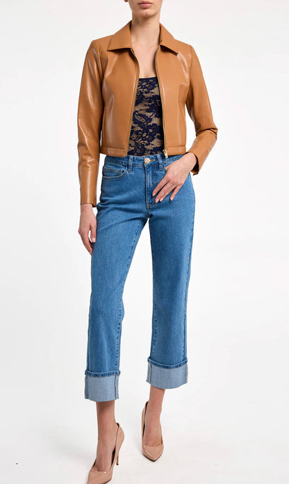 Generation Love | Veste en cuir vegan ''Lola'' - Camel