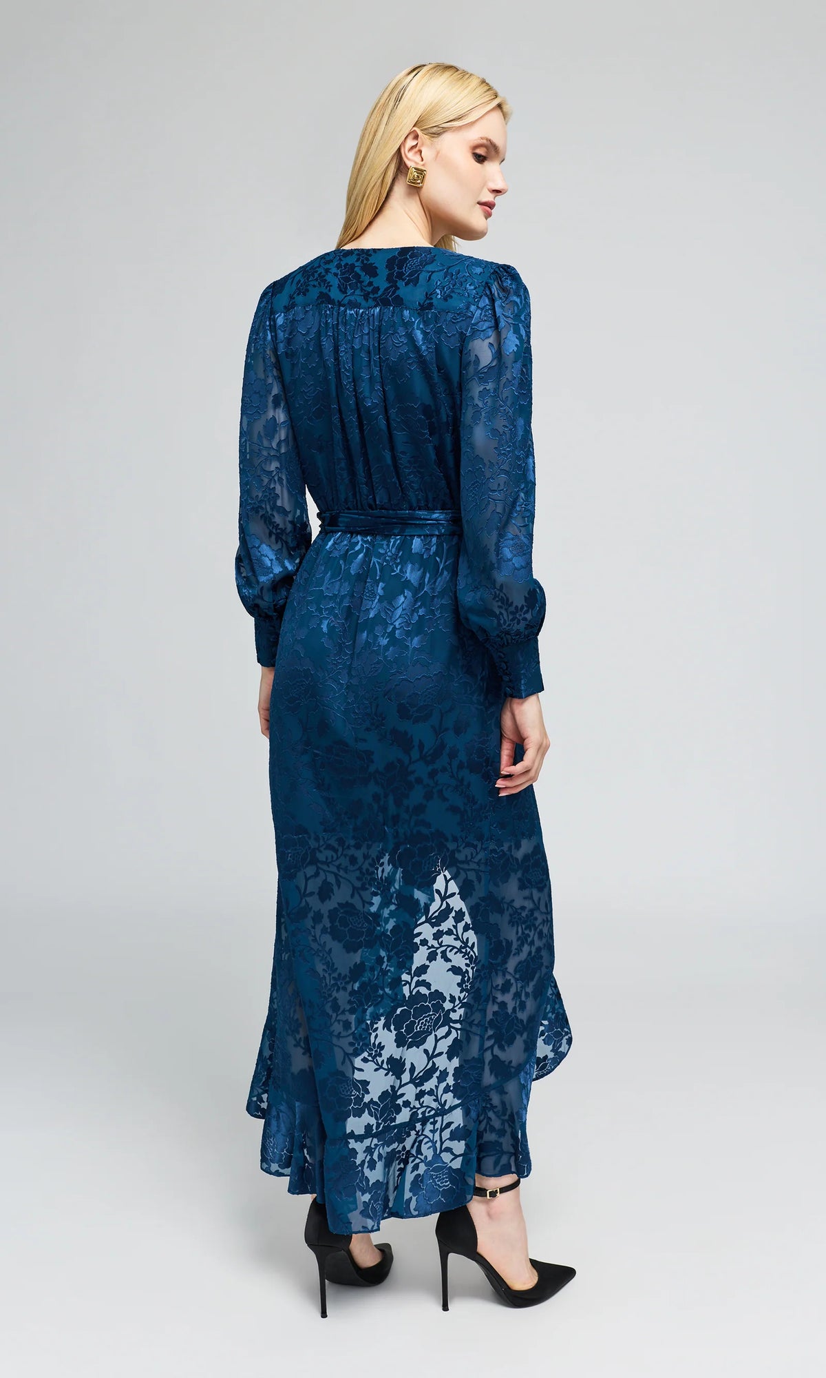 Generation Love | Robe à motif floral 'Ardelia' | Bleu Marine