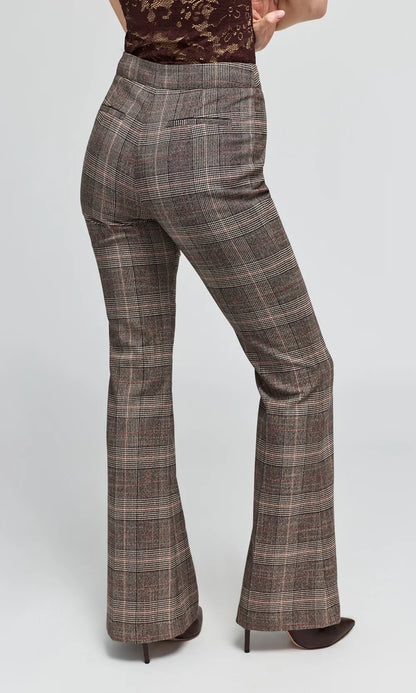 Generation Love | Pantalon tailleur à carreaux 'Elise' | Brun