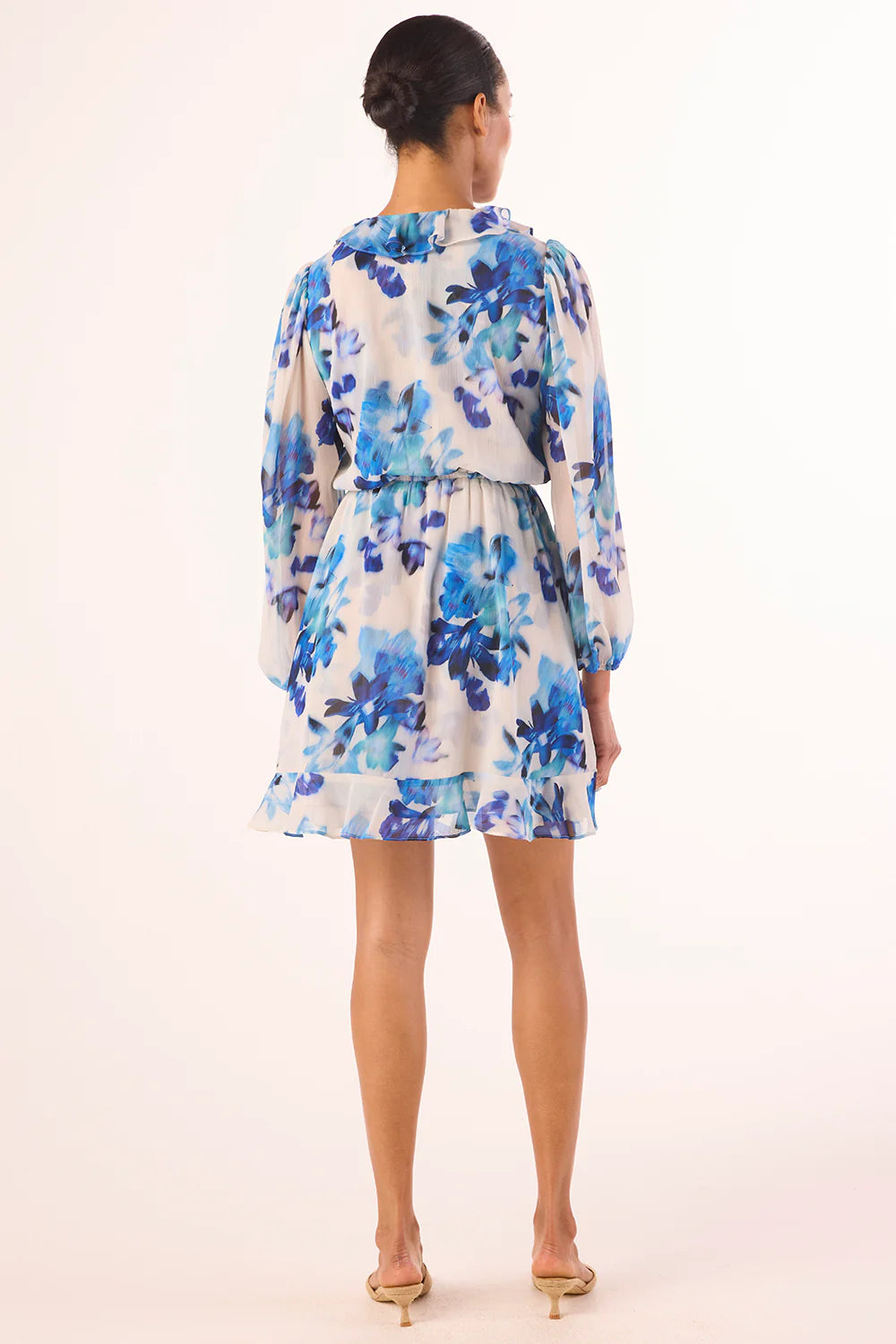 MISA | La mini-robe ''Iris'' - imprimé floral estompé