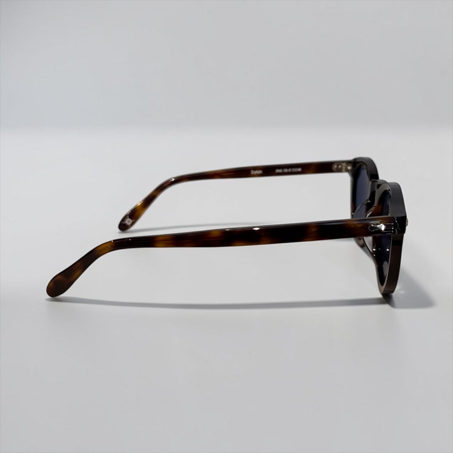 OLC Optics | Lunettes de soleil "DYLAN" - Brun tortoise foncé / bleu