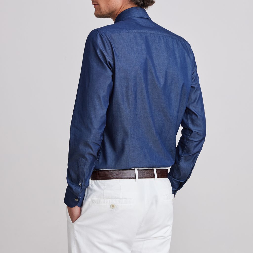 Emanuel Berg | La chemise en denim ''Fontelina'' - Marine foncé