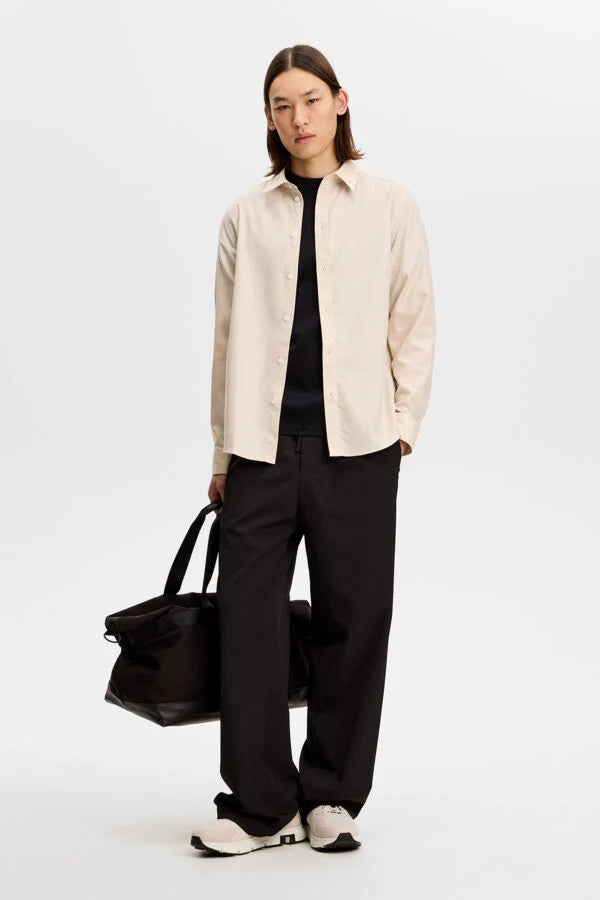 J.Lindeberg | La chemise Marlon en coton et Tencel - Beige clair