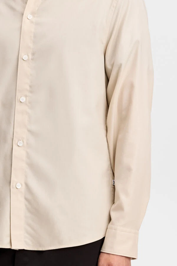 J.Lindeberg | La chemise Marlon en coton et Tencel - Beige clair