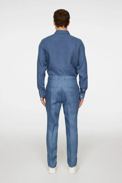 J.Lindeberg | Le costume ''ELTON'' en lin - Bleu denim