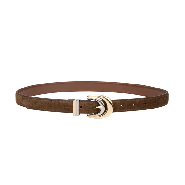 SANCIA | ceinture en cuir ''Vincent'' - Marron