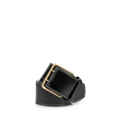 SANCIA | ceinture en cuir ''Bruno'' - Noir
