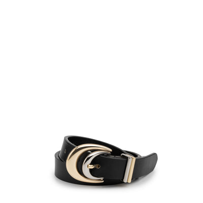 SANCIA | ceinture en cuir ''Vincent'' - Noir