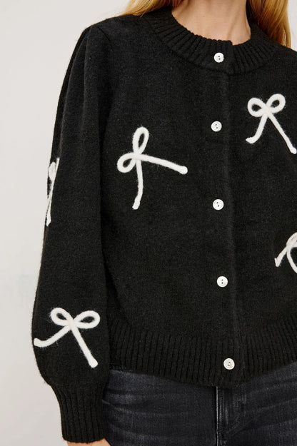 Rails | Cardigan "Francesca" - Noir/Ivoire