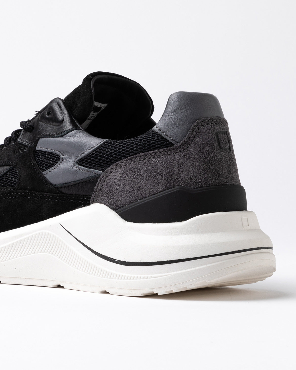 D.A.T.E | Baskets Fuga Mesh - Noir et gris