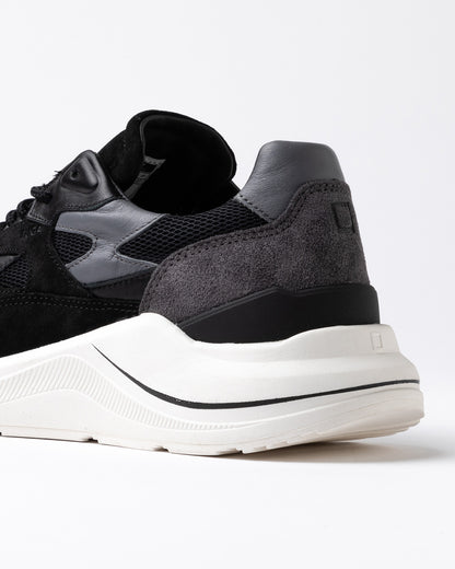 D.A.T.E | Baskets Fuga Mesh - Noir et gris