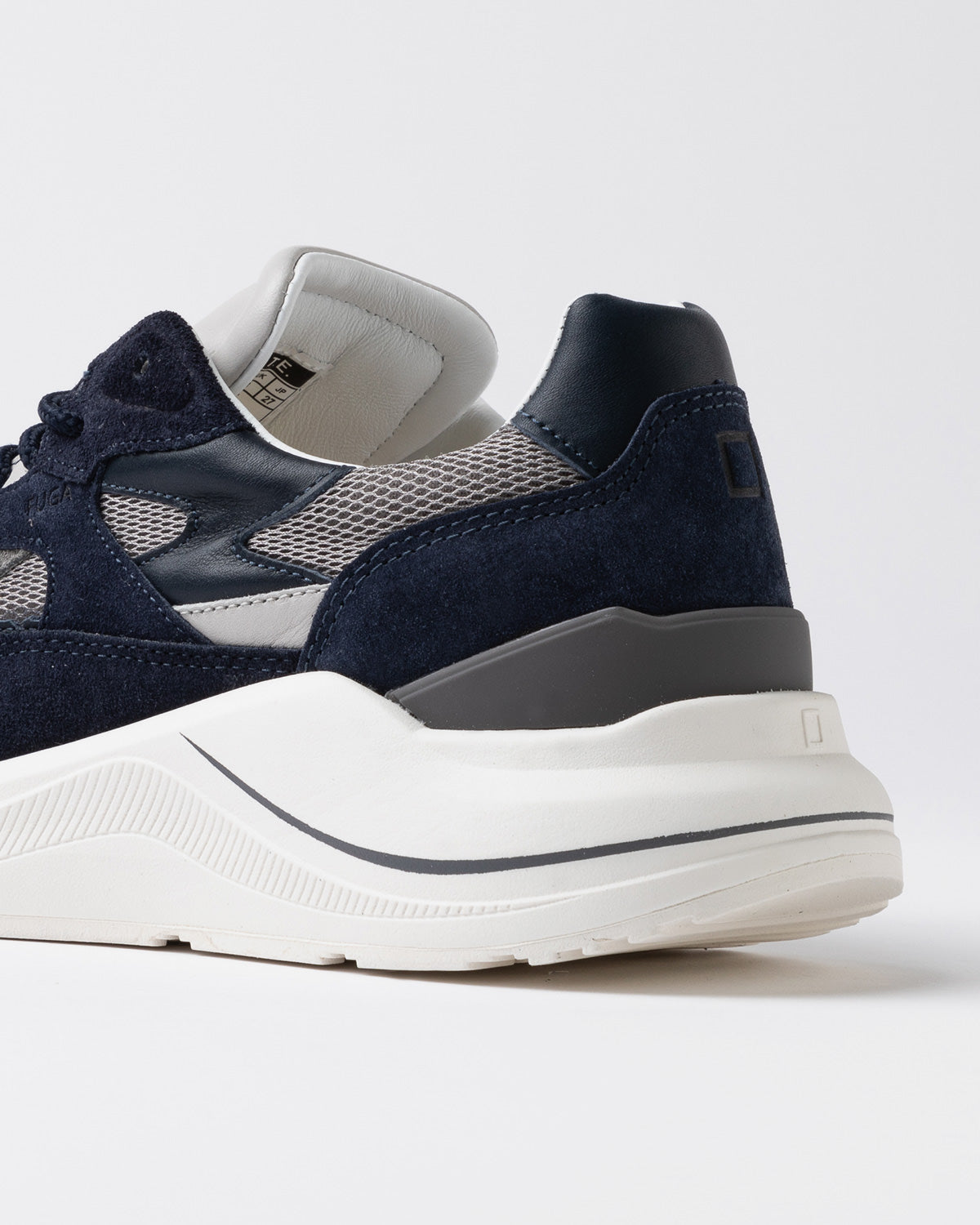 D.A.T.E | Baskets Fuga Mesh - bleu et gris clair