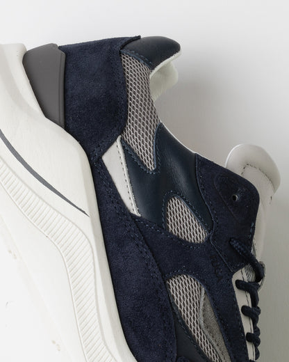 D.A.T.E | Baskets Fuga Mesh - bleu et gris clair