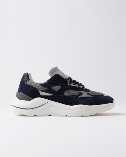D.A.T.E | Baskets Fuga Mesh - bleu et gris clair