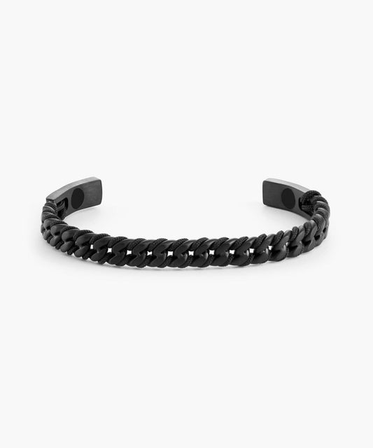 Bracelet "Navarch 7mm Curb" | Noir