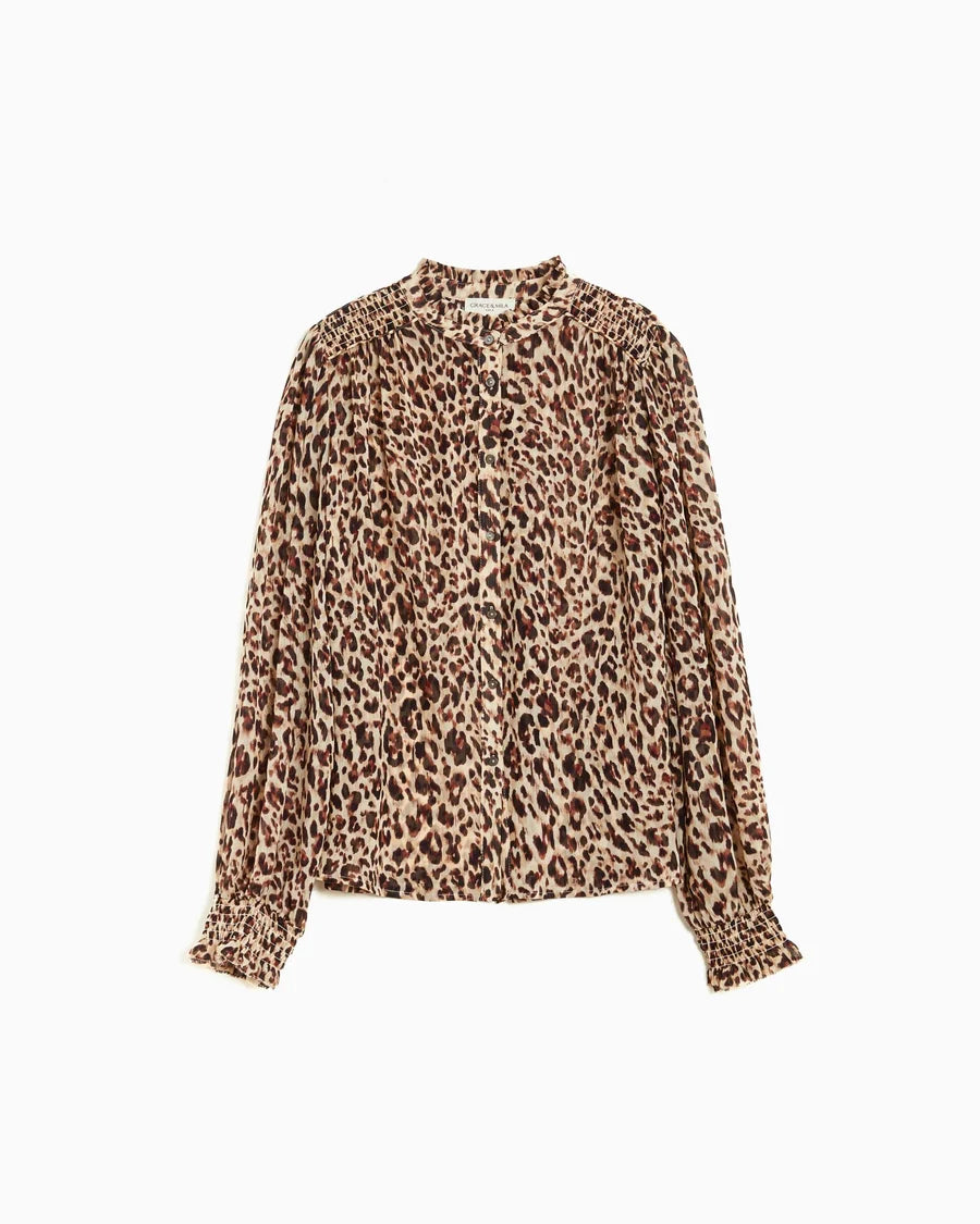 GRACE & MILA | Blouse 'Almira' | Léopard