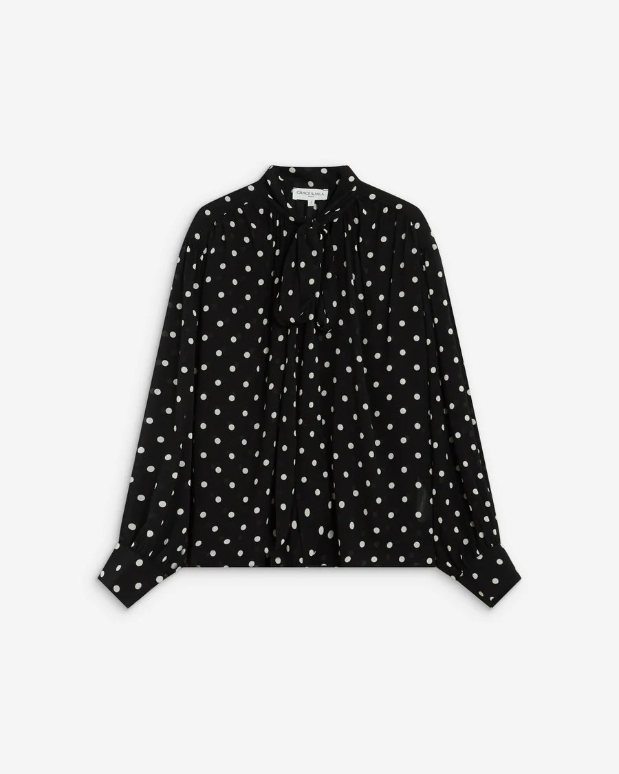 GRACE & MILA | Blouse 'Angelica' | Pois