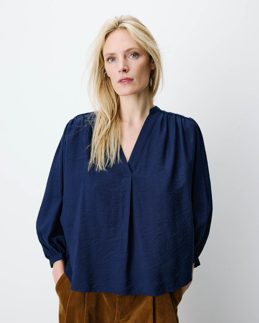 GRACE & MILA | Chemise " Auriane " | Bleu marine