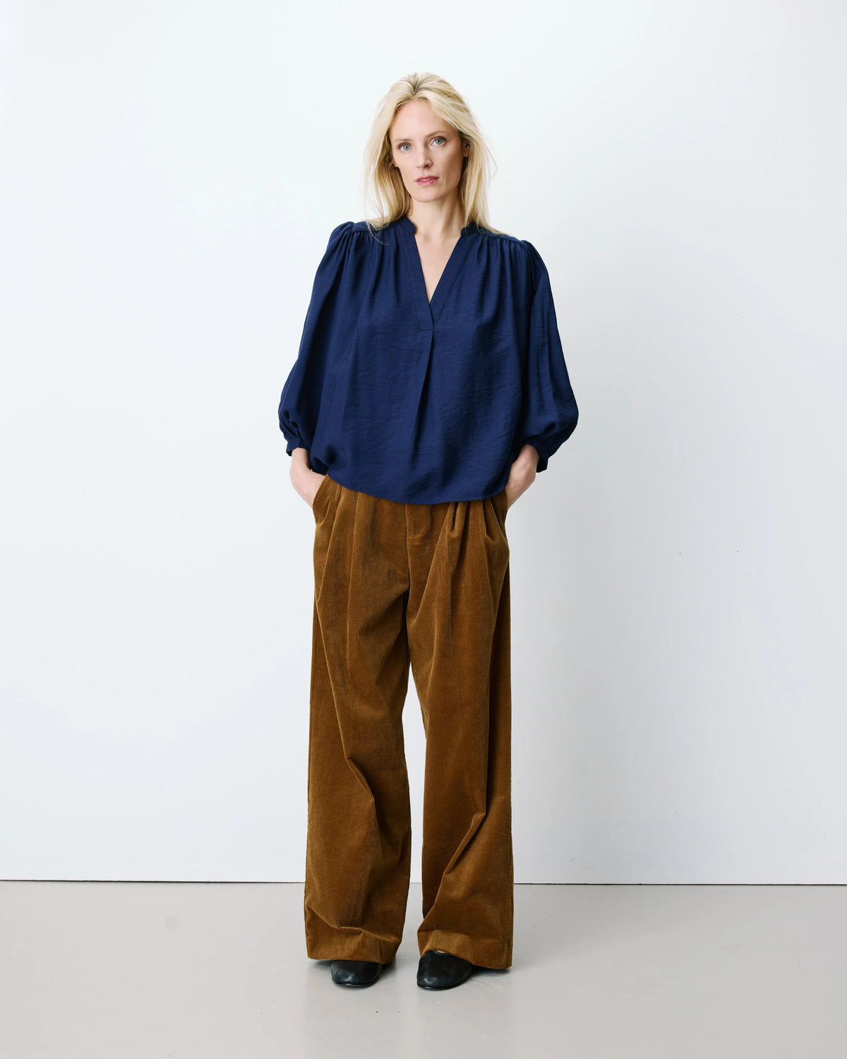 GRACE & MILA | Chemise " Auriane " | Bleu marine