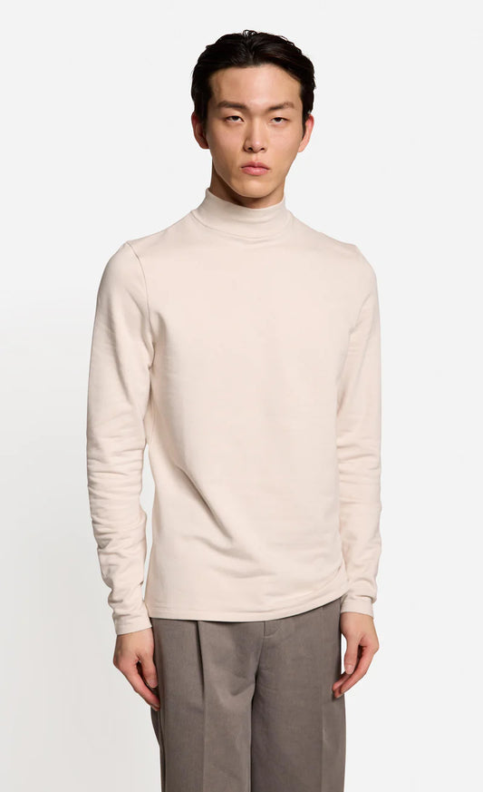 Kiefermann | Sweat-shirt à col montant- Blanc cassé
