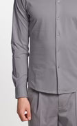 Kiefermann | Chemise à manches longues "Piuss" - Acier