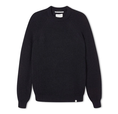Peregrine | pull à col rond '' Ford Crew '' - Marine