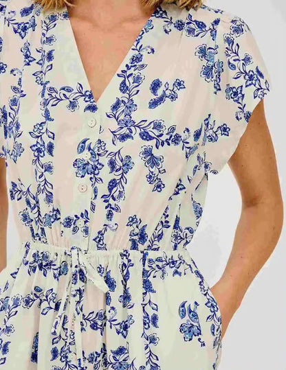 Rails | La robe "Roza"- Bleu et blanche