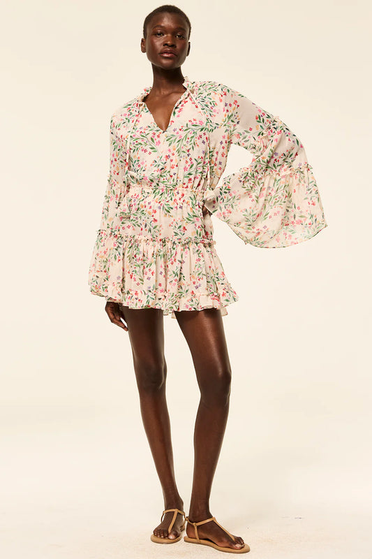 MISA | Robe "LEEVA" Floral clair