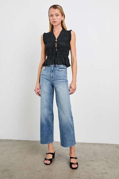 Rails | Les jeans courts "Getty"- Bleu clair