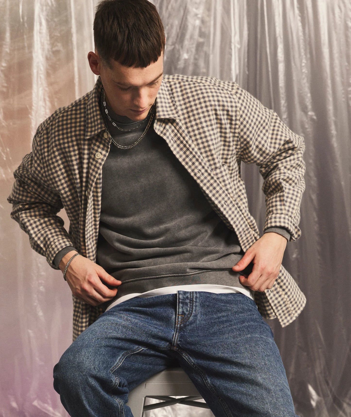 Garment Project | Sweatshirt "Drop Shoulder" - Gris