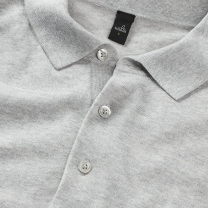 WAHTS | Polo en maille "GRAHAM" - Gris clair