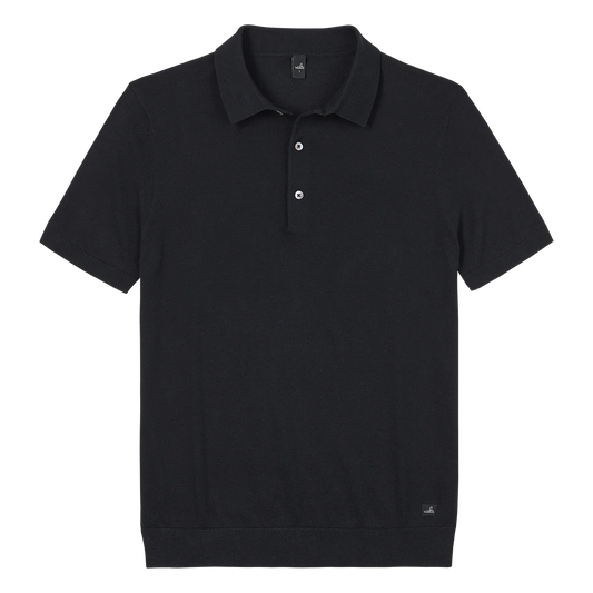 WAHTS | Polo en maille "GRAHAM" - Bleu marine
