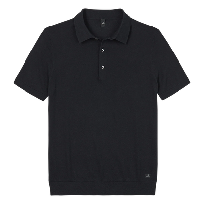 WAHTS | Polo en maille "Graham" - Marine foncé