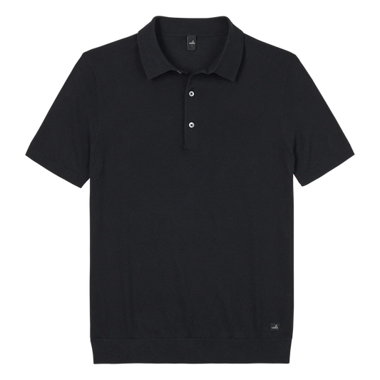 WAHTS | Polo en maille "Graham" - Marine foncé