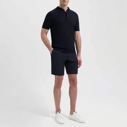 WAHTS | Polo en maille "GRAHAM" - Bleu marine