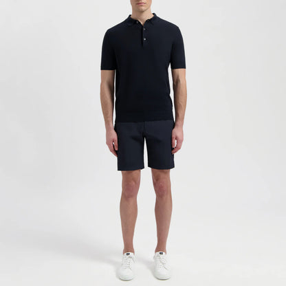 WAHTS | Polo en maille "GRAHAM" - Bleu marine