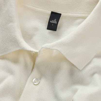 WAHTS | Polo en maille "GRAHAM" - Ecru